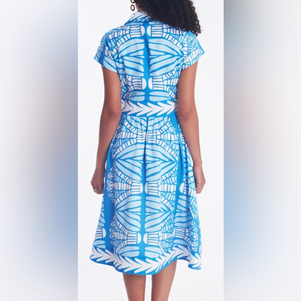 CK BRADLEY- Milan dress designer luxury blue NWT $328 sale - Picture 2 of 3
